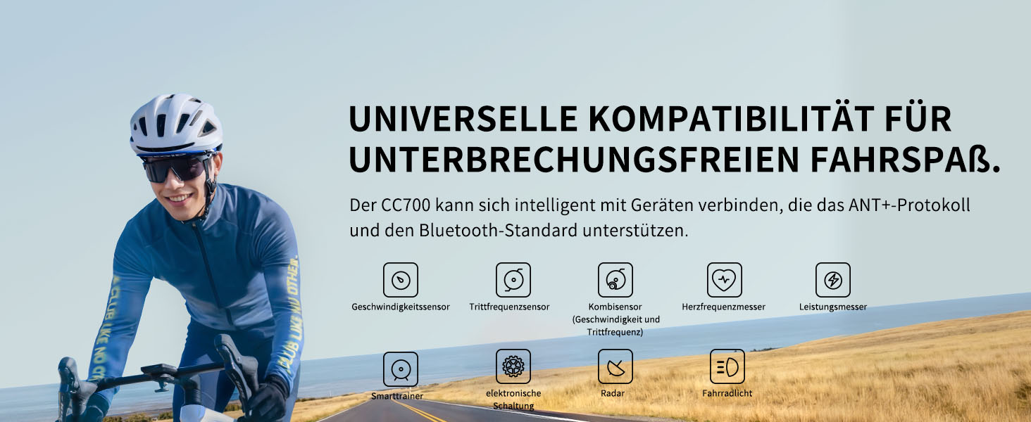 Велокомп'ютер GEOID CC700 GPS бездротовий з кольоровим екраном 2.8