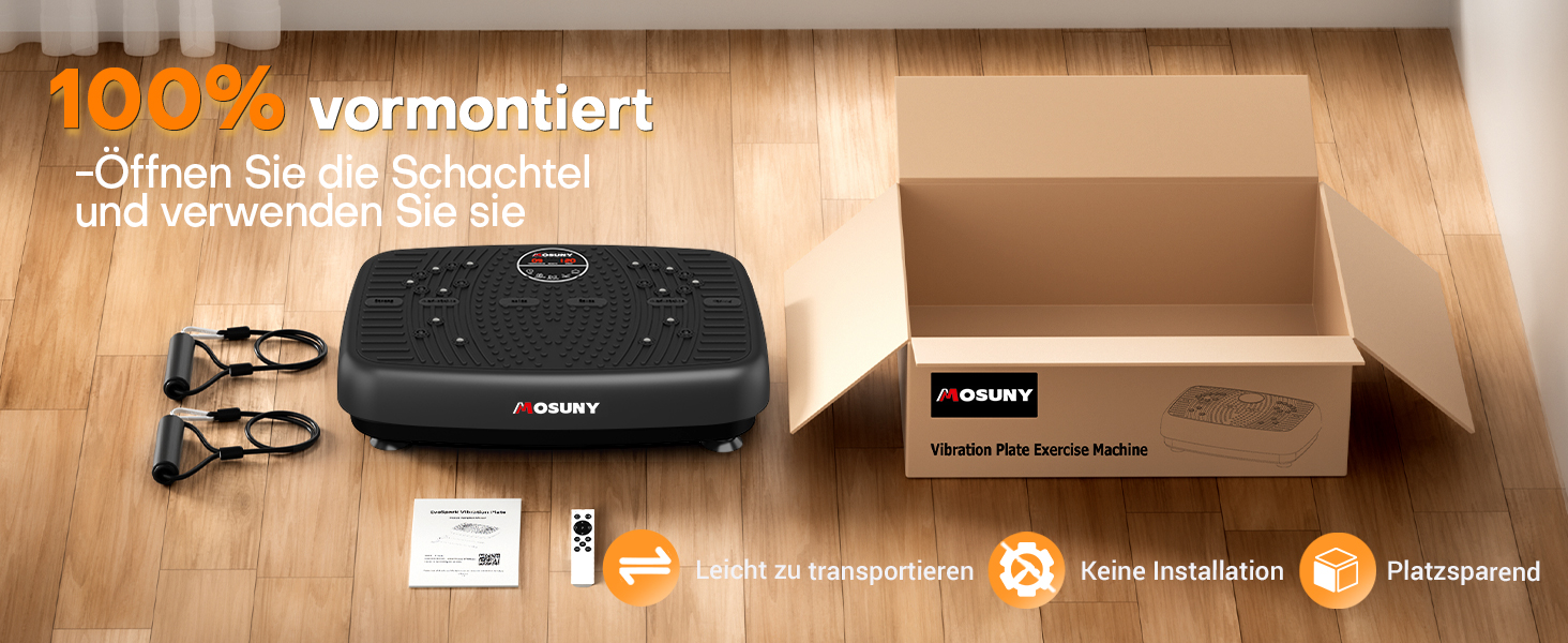 Вібраційна платформа MOSUNY з подвійним мотором для схуднення, тренувань всього тіла та нарощування м'язів - масажер, 450 LBS, для дому
