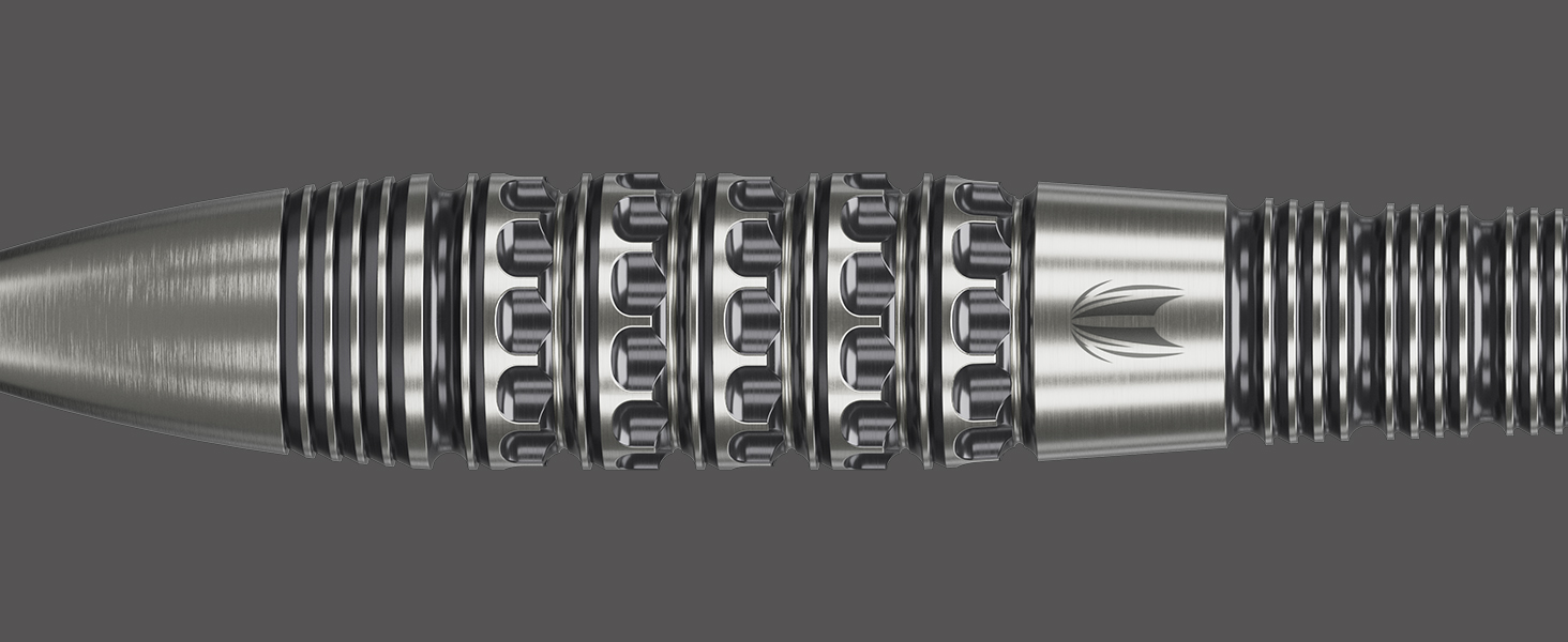 Дарти сталеві Target Darts Redux 90% Tungsten 22G (02) з оперенням Pro Ultra Nr. 6 та шафтами Pro Grip - професійний набір