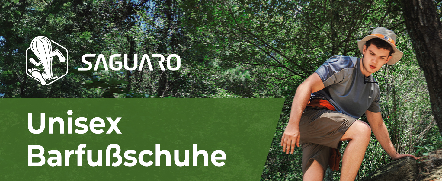 Чоловічі та жіночі барефут кросівки SAGUARO - дихаючі, нековзкі, з широким носком та нульовим перепадом, розміри 35-48 EU