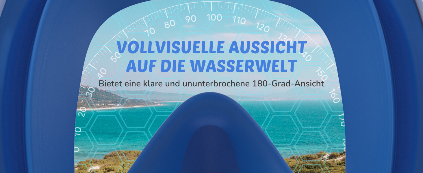 Маска дитяча для плавання 2RISE, захист CO2 і запотівання, білий/блакитний/рожевий