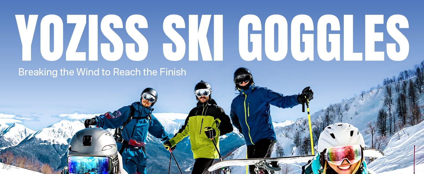 Очки для сноуборда OTG: мужские и женские, магнитные, антизапотевающие, 100% UV-защита, черные и синие