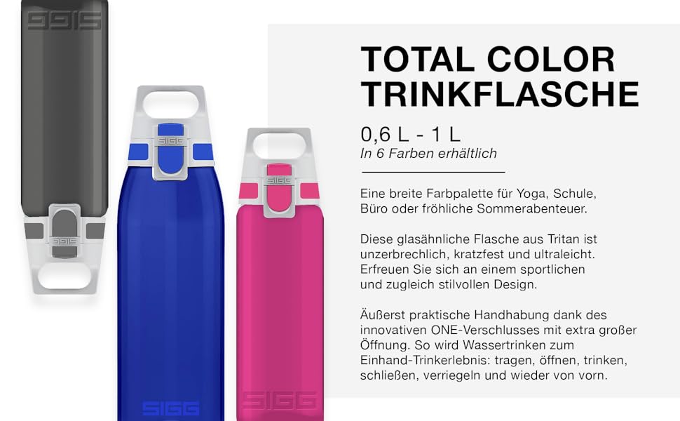 Пляшка SIGG Tritan ONE - для вугл. кислоти, без BPA, 0,6 л/1 л