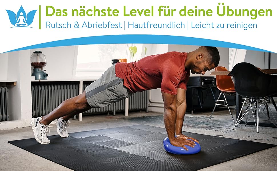 Кішн Balance ZenOne Sports® для координації та тренування спини. Ортопедичний, повітряний, з насосом та інструкцією. Ідеально для фітнесу та реабілітації