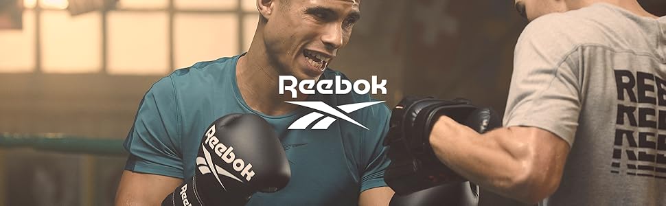 Боксерські рукавички Reebok 16 oz чорного кольору