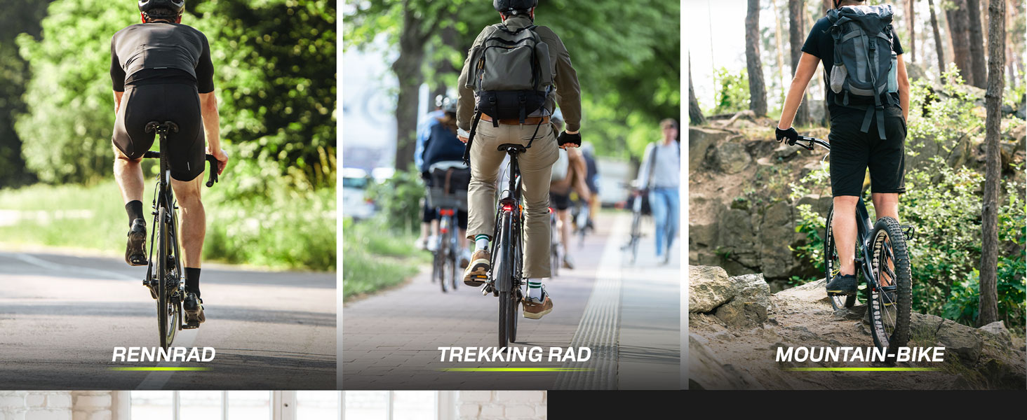 Велосипедні рукавички MACCIAVELLI® для чоловіків та жінок | З гелевими вставками, дихаючі, з підкладкою | Рукавички для MTB, шосе, трекінгу | Чорний, розмір L