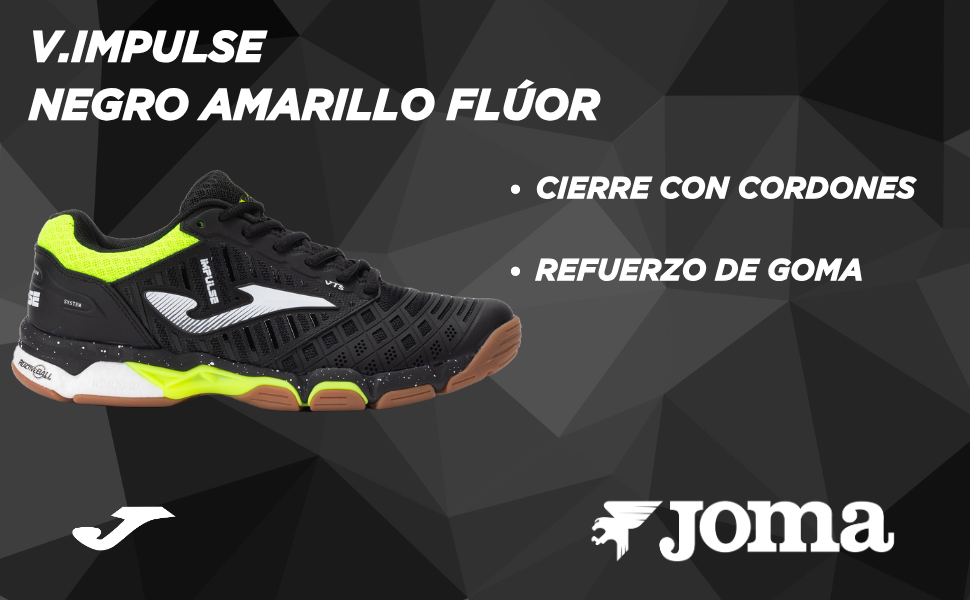 Волейбольне взуття Joma для чоловіків, розмір 42 EU, чорний колір