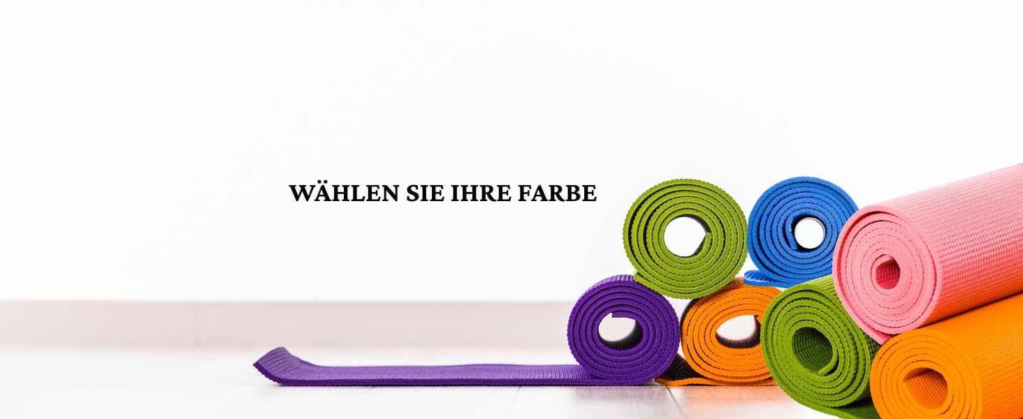 Килимок для йоги 60x185 см – фіолетовий, нековзний, товстий. Килимок для фітнесу, спорту, тренувань, залу.