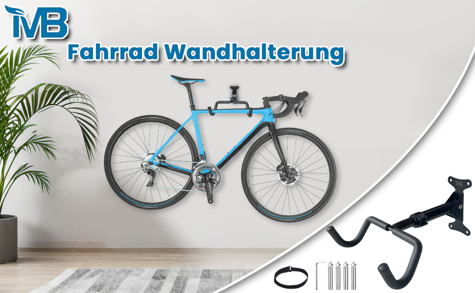 Настінна підставка для велосипеда, регульована, до 30 кг, для гірського, шосейного велосипеда, гаража та квартири