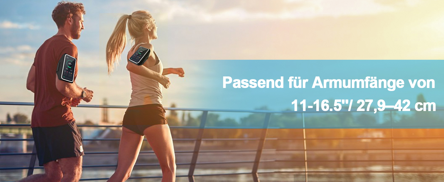 Чохол для телефону на руку для бігу з кишенею для навушників, на руку, для iPhone 17 16 15 14 13 12 11 Pro Max Galaxy S24 S23 Ultra, чорний