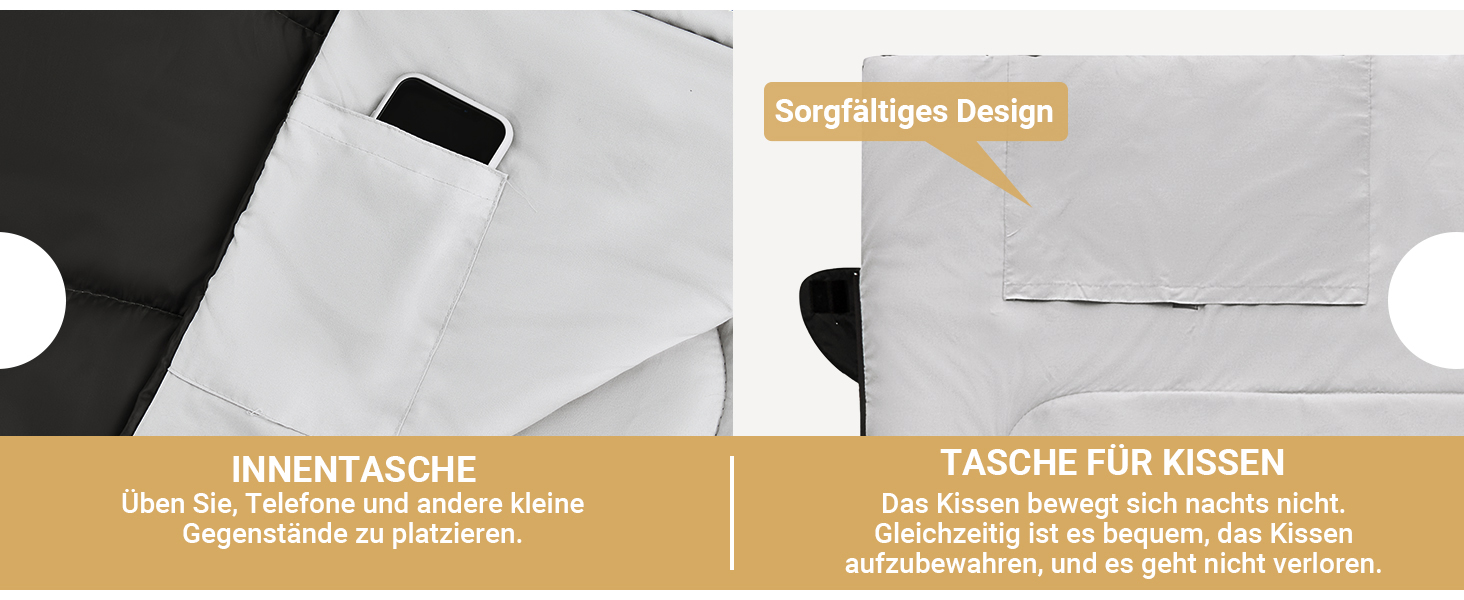 Сплячий мішок KingCamp для двох осіб, зимовий, чорний, для кемпінгу та відпочинку на природі