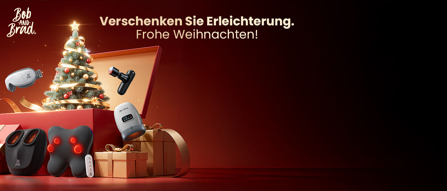 Електричний масажер для ніг Bob and Brad Lite з підігрівом, розминаючою та компресійною функцією, Shiatsu масажер для ніг, для зняття болю (до 45 розміру), з пультом керування