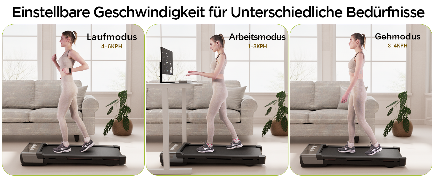 Walking Pad Superun –Бігова доріжка для дому з нахилом, 3.0 PS, з додатком та пультом – до 136 кг, чорний