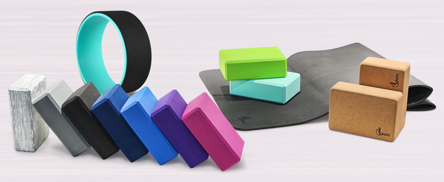 Килимок для йоги Exerz Yoga Rad 33x14 см, чорний - для пілатесу та розтяжки