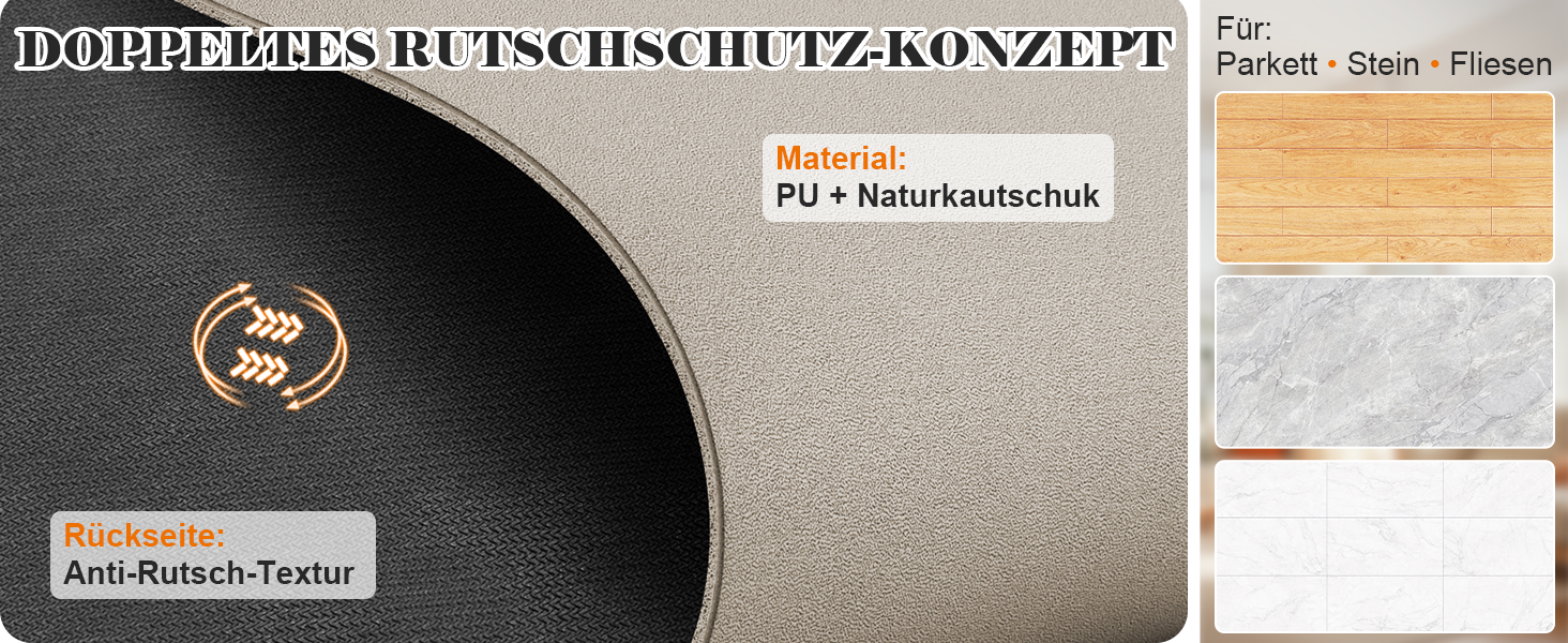 Килимок для йоги та пілатеса з еко-каучуку та TPE, протиковзкий з лініями розмітки, бежевий, 4мм, з ременем для перенесення