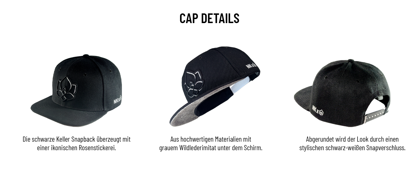 Кепка-снапбек Nebelkind Steini Der Keller унісекс, регульований розмір, чорно-сіра, стиль streetwear