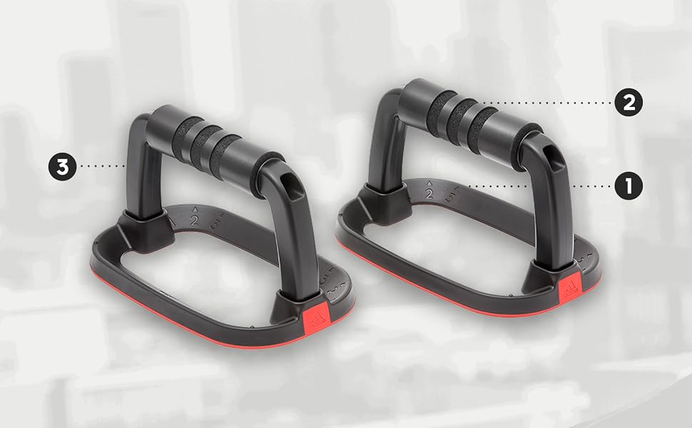 Розширювачі для віджимань Adidas Performance Push Up Bars для трицепса, плечей та грудей