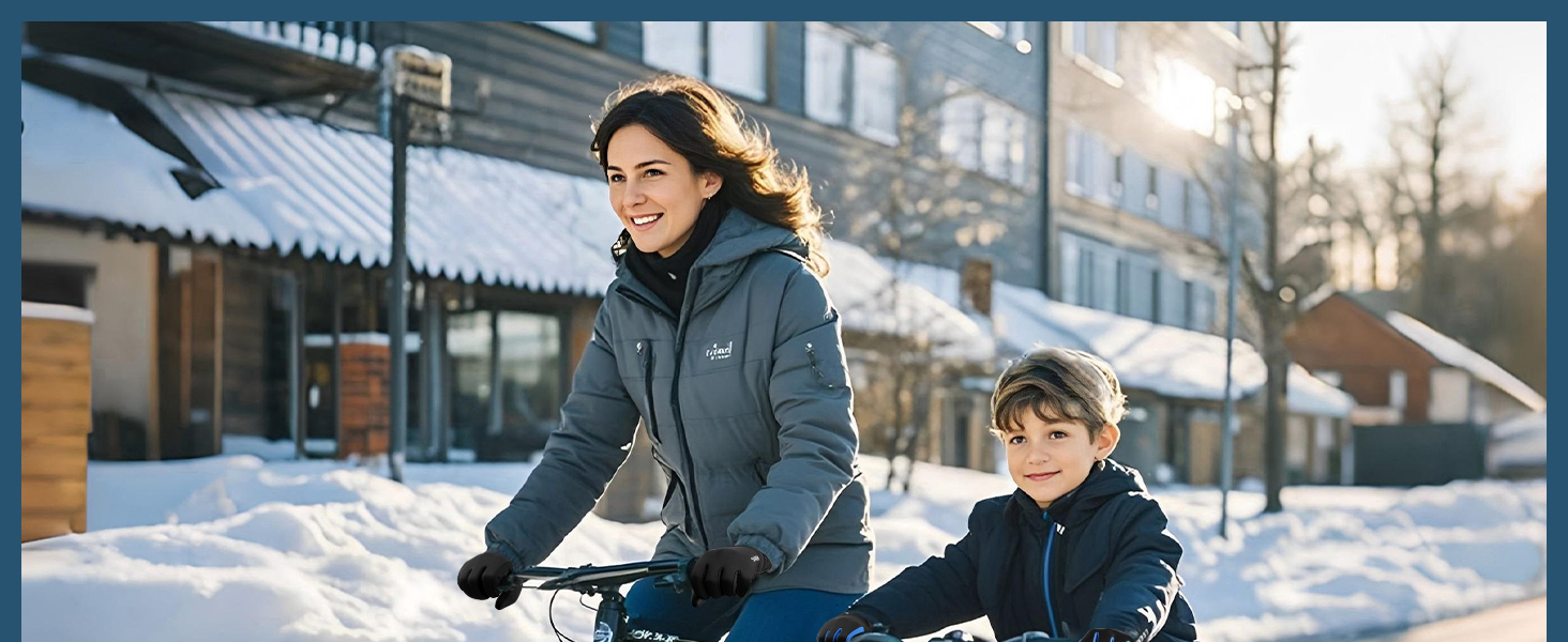 Дитячі зимові рукавички Softshell, водонепроникні, теплі спортивні рукавички для їзди на велосипеді та катання на конях, флісові рукавички для активного відпочинку, чорно-рожеві для хлопчиків та дівчаток L