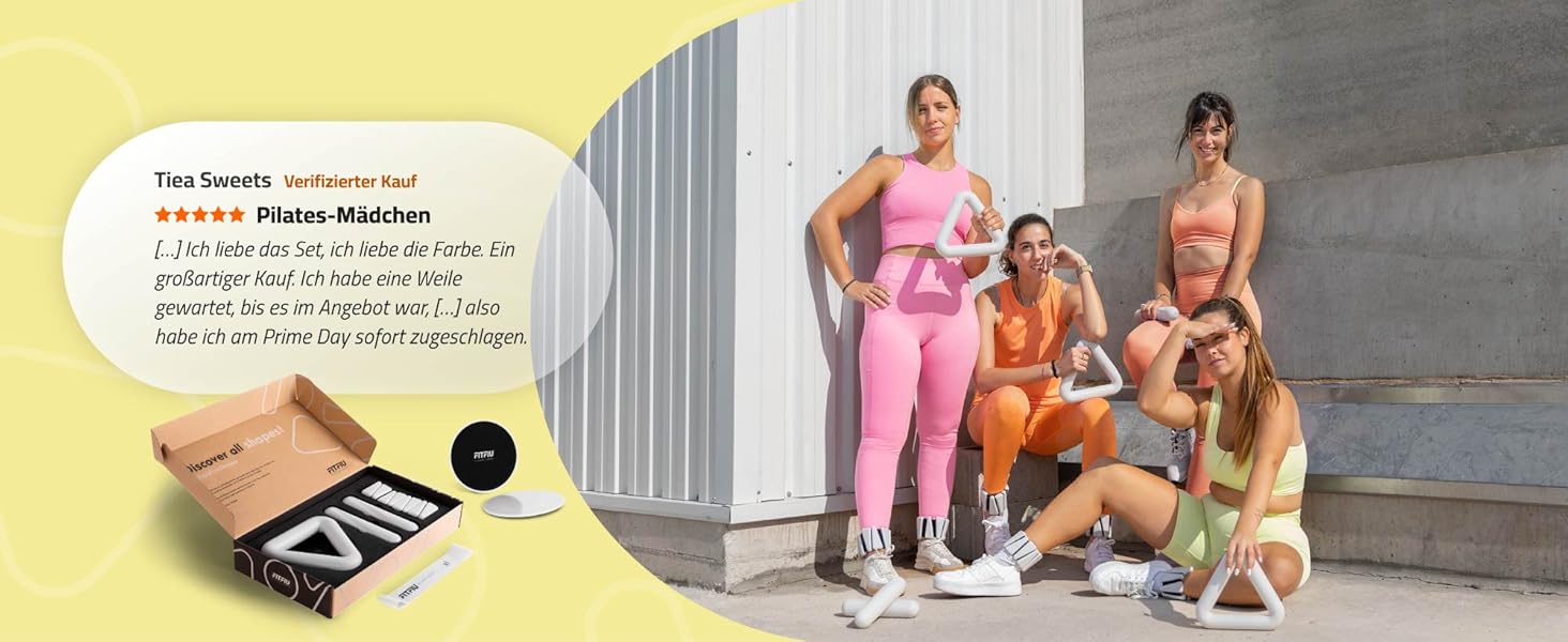 Браслети-ваги Fitfiu Fitness Rectangular Wrist - Набір 2 шт по 0,5 кг, біле м'яке силікон, для зап'ястя та щиколотки