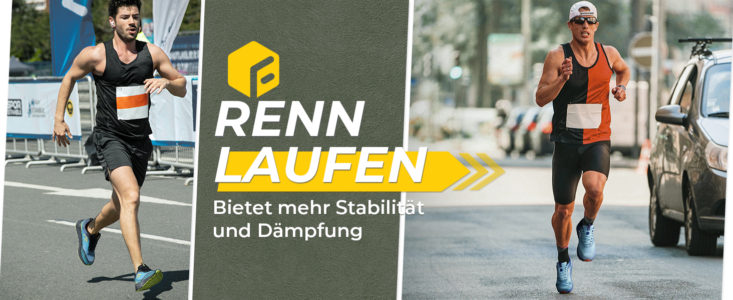 Кросівки для бігу FitVille чоловічі широкі (46 EU) – бігові, трекінгові, для вулиці, фітнесу, широкі, Turbo Blue Neon