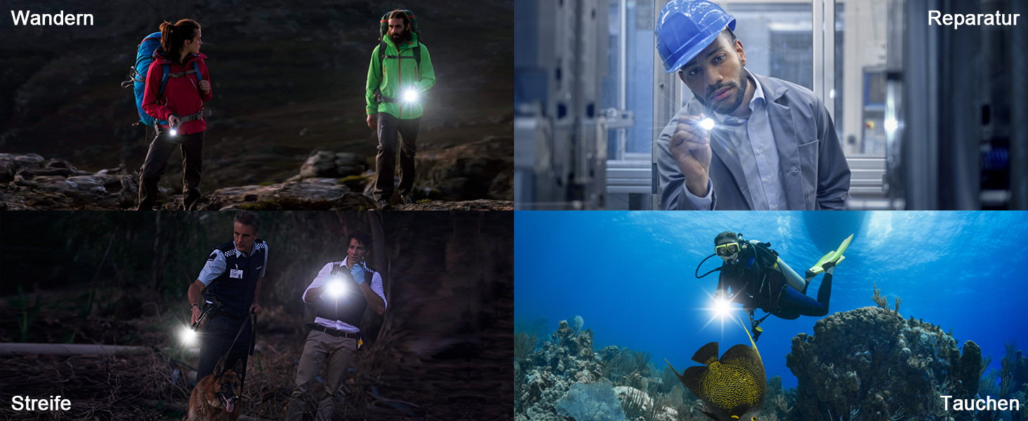 Ліхтарик LED Glarylight 600000 Люмен, XHP70.2, USB, IPX7, Zoom, для активного відпочинку та надзвичайних ситуацій