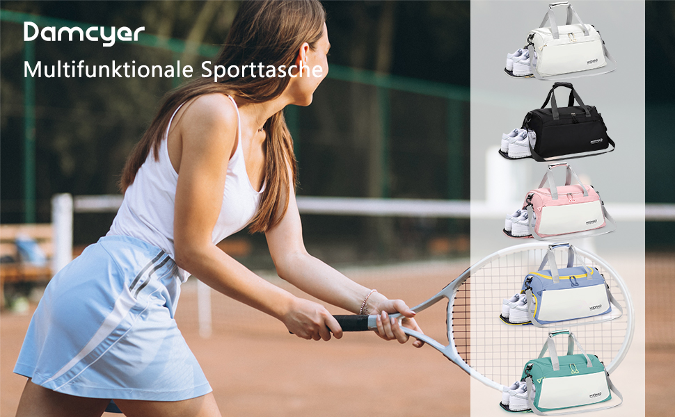 Спортивна сумка-рюкзак для подорожей: велика, водонепроникна, з відділенням для взуття та мокрих речей, для жінок та чоловіків, перловий білий