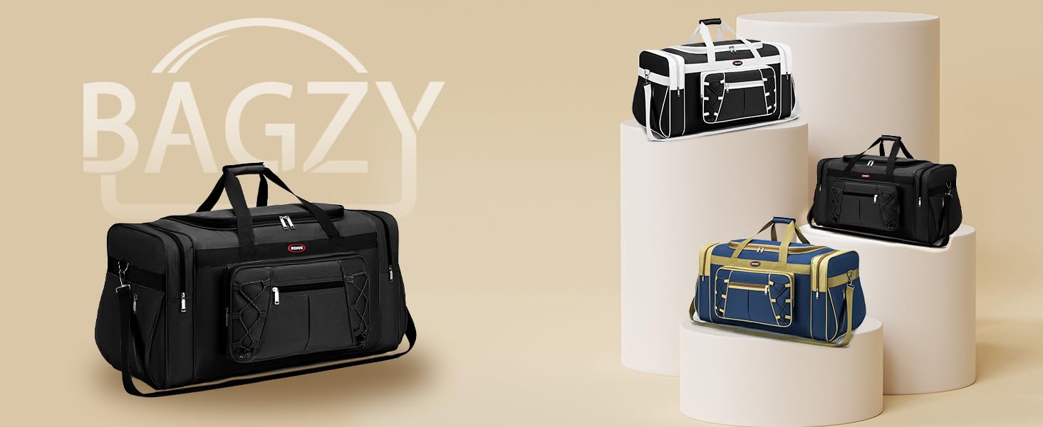 Спортивна сумка для подорожей BAGZY 70 л, водонепроникна дорожня сумка-даффл для залу, кемпінгу та відпустки, зелено-жовта