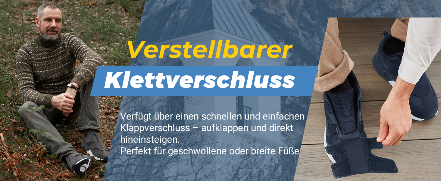 Кросівки для бігу та ходьби FitVille для чоловіків, широкі, спортивні, з кріпленням на липучці, зручні, ортопедичні, антиковзаючі, для широкої стопи, фітнес, джогінг, 43 EU, блакитні