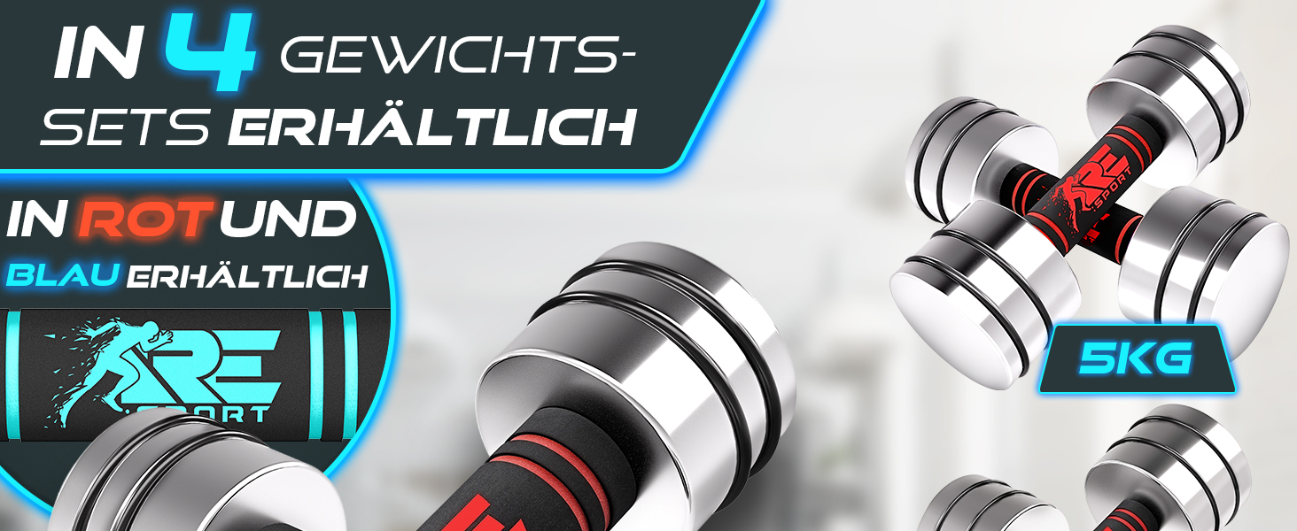 Набір гантелей 2 шт. по 10 кг (2,5/5/7,5 кг) з пінопластової ручки | Гантелі для фітнесу, тренувань вдома, силових тренувань та нарощування м'язів | Турквіс