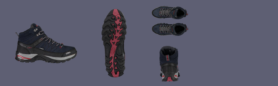 Дитячі трекінгові черевики CMP Rigel Low WP Kaki-Acido, 41