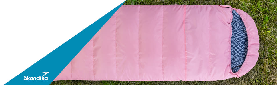 Спальний мішок Skandika Dundee Flanell: бавовна, преміум-якість, з'єднується, двомісний, 3 сезони, до -20°C, 220 x 80/160 см, Outdoor, Indigo, для кемпінгу