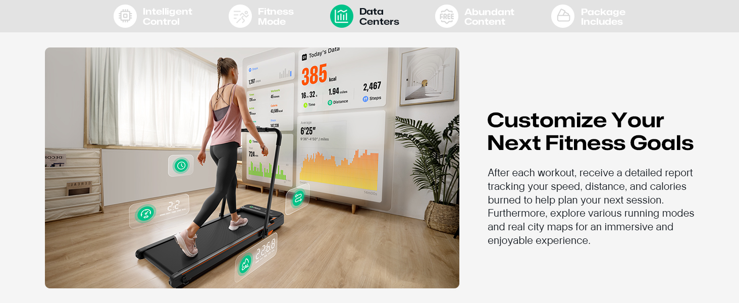 Walking Pad з нахилом 9%, амортизація 6 точок, тихий біговий стіл, 2.5 л.с. для дому/офісу (Чорний з ручкою, APP)