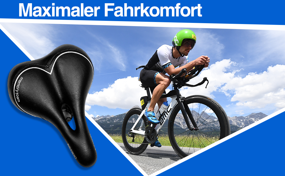 Преміум велосипедний сідло для чоловіків та жінок, водонепроникне, з гелевим наповнювачем, зручне, ергономічне, дихаюче, амортизуюче, для трекінгу, міста, MTB, e-bike