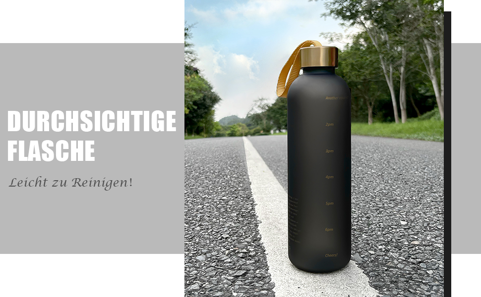 Спортивна пляшка для води Opard 1L/800мл Tritan, без BPA, витокозахисна, для фітнесу та занять у спортзалі, зелений колір