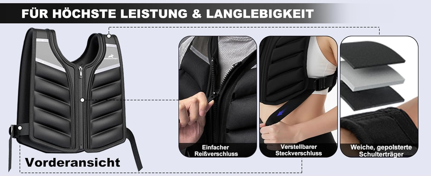 Вага для тренувань (важистість) 4.5/6.8/9.1 кг - жіноча/чоловіча, преміум якість, з світловідбиваючими смугами та кишенею на руку для силових тренувань, схуднення, тренувань вдома/в залі