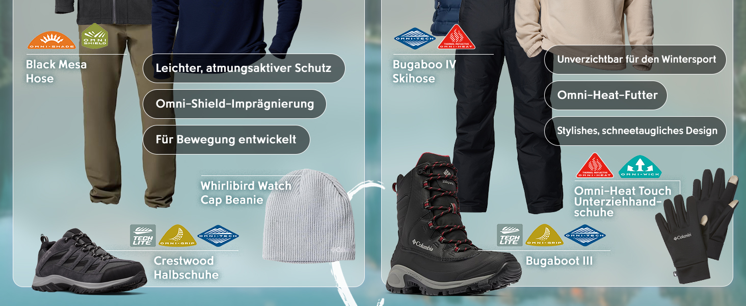 Черевики трекінгові Columbia Redmond™ IV Mid Waterproof, 42.5 EU, Black Mountain Red