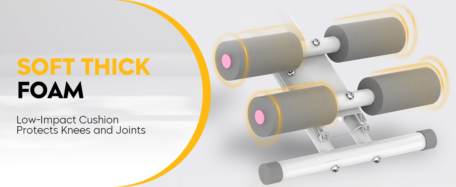 Тренування пресу GuuG: компактний тренажер для дому, для чоловіків та жінок, рожевий