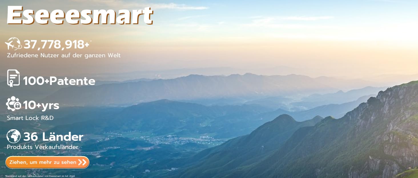 Замок для велосипеда Eseesmart з відбитки пальця та ключами, ланцюговий протикрадіжний замок (8мм x 1000мм), водонепроникний для електросамокатів, e-bike та мотоциклів
