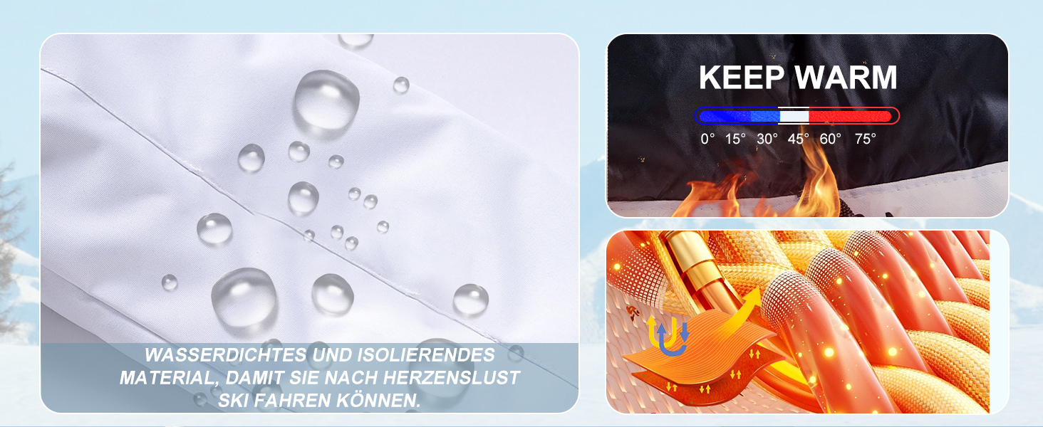 Костюм для сноубордингу та лижного спорту HOTIAN Daen (M, 167 GR+GR) - комплект куртка та штани, водонепроникний, вітронепроникний