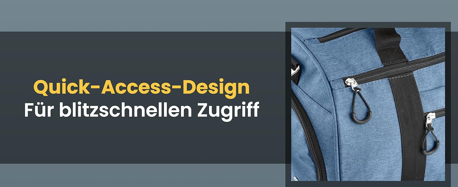 Спортивна сумка Heldenwerk® для жінок та чоловіків, 30л, 48 x 26 x 25 см. З відділенням для взуття та мокрих речей. Ідеальна для подорожей, тренувань, фітнесу.