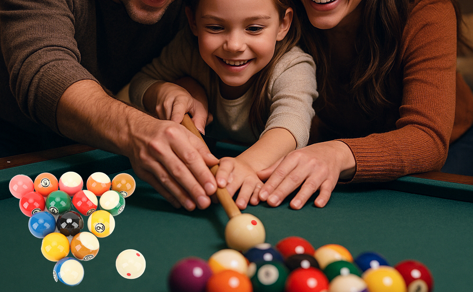 Набір куль для більярду, 16 штук, 5,72 см, кульки для більярдного столу, набір для тренувань