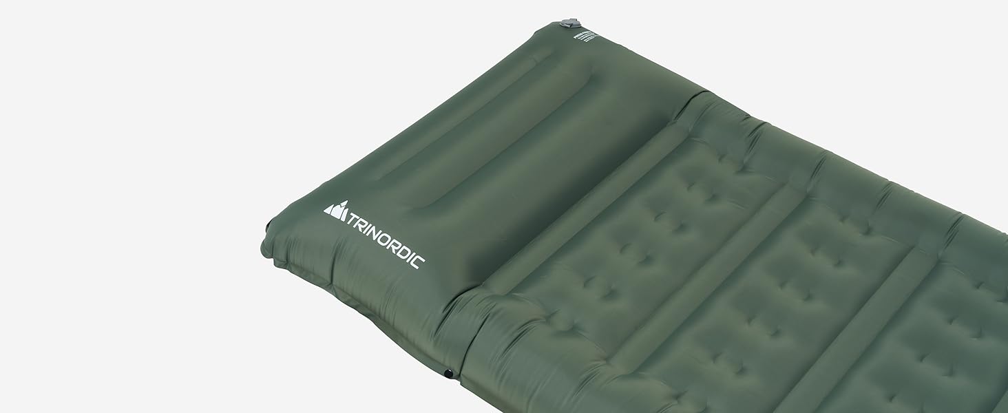 Надувна ізомат Extradicke 12 см - з насосом та подушкою. Ідеально для кемпінгу, піших прогулянок та байкпакінгу