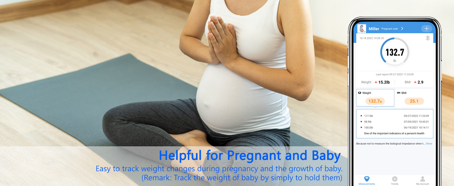 Ваги Vitafit Digital - персональні ваги з визначенням ваги та ІМТ, смарт-ваги з Bluetooth, антиковзаюча платформа, чорного кольору