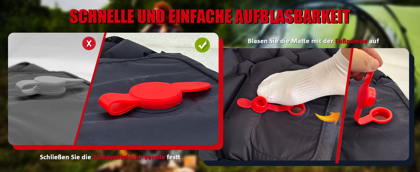 Isomatte Ultraleicht: Саморозгортальний килимок для кемпінгу - блакитний