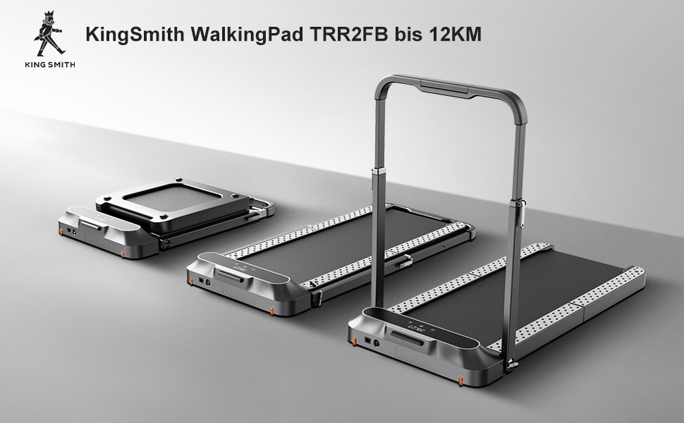 Бігова доріжка WalkingPad R2 складна 1,25 к.с. 0,5-12 км/год Електрична бігова доріжка для дому, економія простору, чорний