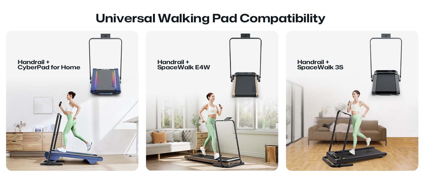 UREVO Smart Walking Pad: компактний біговий килимок під стіл з двома амортизаторами, додаток для фітнесу з аналітикою та режимом MIIT, керування пультом або додатком для дому/офісу (чорний)