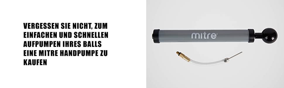 М'яч для футболу Mitre L0P: форма, зносостійкість, білий/чорний, з насосом