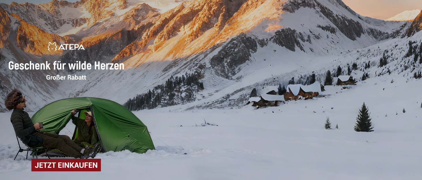 Спальний мішок ATEPA Ultraleicht Daunenschlafsack: Легкий, компактний, 3-сезонний (12°C/6°C/-1°C), водонепроникний, для кемпінгу, походів, трекінгу та рюкзакових подорожей, з компресійним мішком ThermaCore, чорний