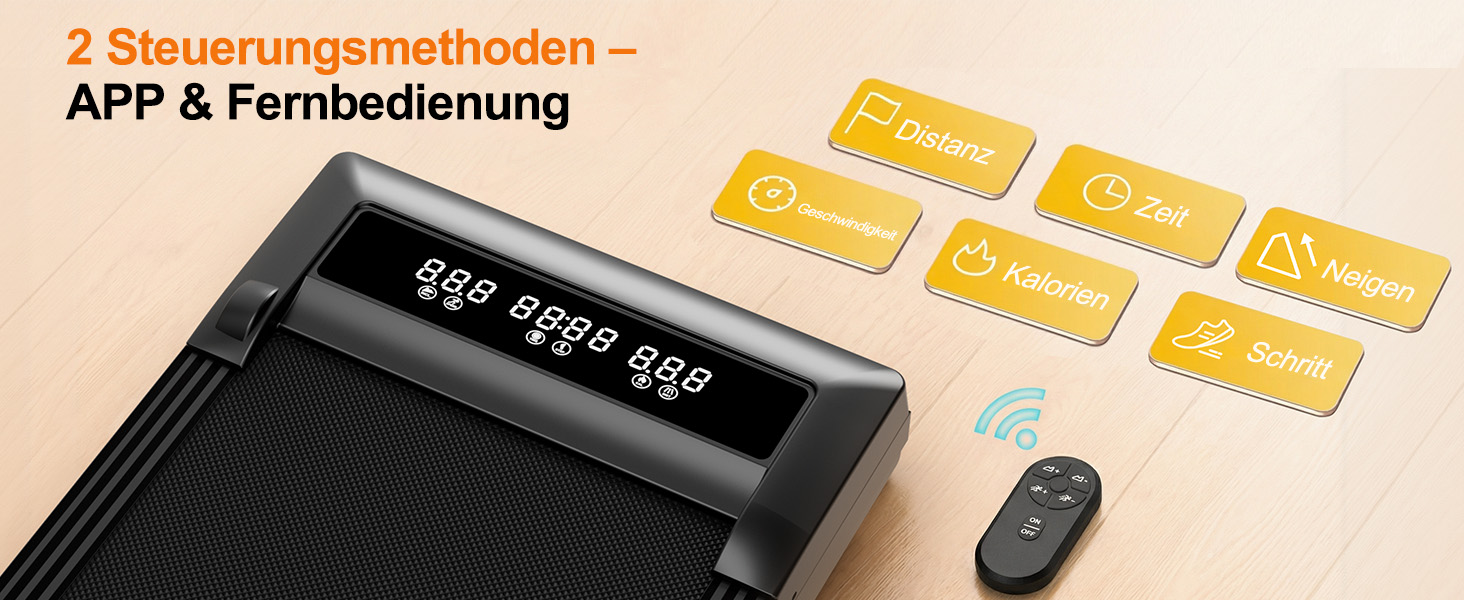 Бігова доріжка Lacuffy Walking Pad з нахилом для дому та офісу, керування через додаток, AI-тренування, підтримує до 136 кг, 90 см, чорна