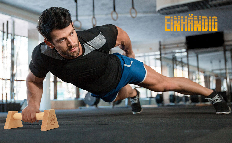 Паралелетки для віджимань з дерева, модель S - Calisthenics обладнання для дому